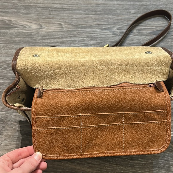 Vintage Dooney & Bourke All Weather Raw Leather
Carrier Shoulder Bag Crossbody - Picture 14 of 17